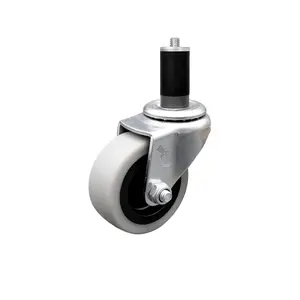 Service Caster SCC-EX05S210-TPRS-138 2 in. Swivel Thermoplastic Rubber Caster Wheel & 1.38 in. Expanding Adapter Stem Caster