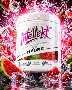 HYDR8 Electrolytes & Creatine Monohydrate (30 Servings) | Hydration, Strength & Recovery | Sugar Free