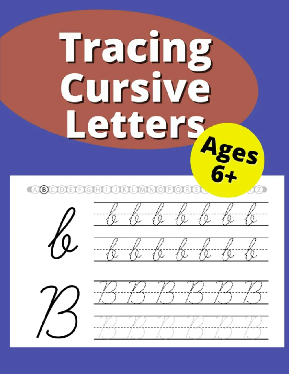 Tracing Cursive Letters: Cursive Handwriting Workbook for kids, Handwriting practice paper for kids