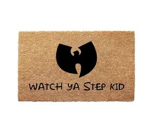 Watch Ya Step Doormat - Fun Front Door Mat, Fan Gift Doormat, Home Decoration, Entryway Doormat, Welcome Rug, Housewarming Gift, Funny Quote Doormats