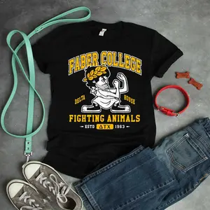 Faber College - Vintage Distressed Toga Party Mascot - Fighting Animals T-Shirt
