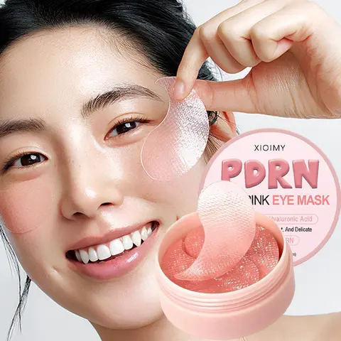 60pcs Salmon Collagen Gel Eye Masks, Strong Hydration, Deep Moisturizing, Smooth and Firming, Elastic Skin, Anti-Dryness, Eye Care, Eye Care Formula, Gel Eye Patches, Eye Treatment Mask