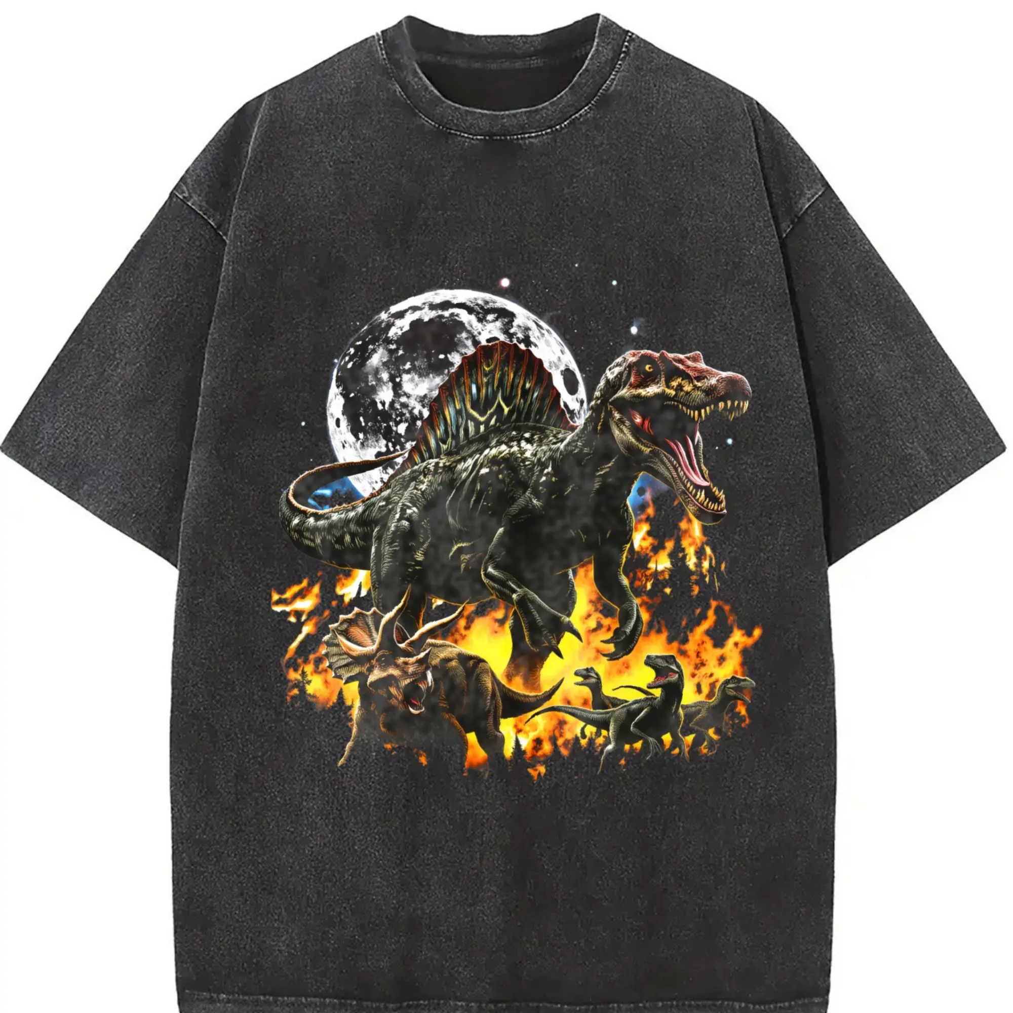 Vintage Dinosaur 90s Graphic T Shirt, Retro Jurassic Spinosaurus Tee, Dino Gifts