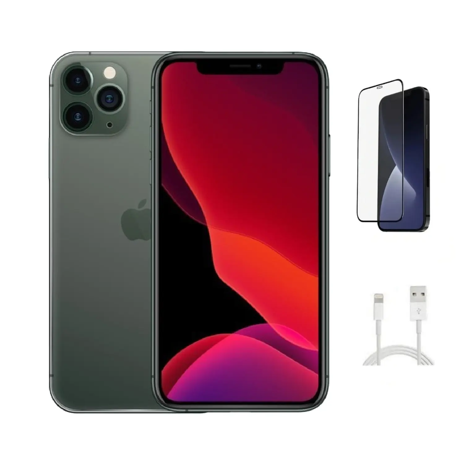 Refurbished iPhone 11 Pro(Unlocked) - Excellent Condition w/ Tempered Glass Screen Protector & 1 Year Warranty  A2160