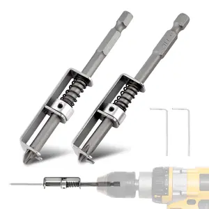 Spring Screw Holder Drill Bit Set, Anti-Drop Cross Screwdriver Head Clamp Kit, Suitable for Electric Drills, DIY Repair Tool