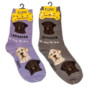 Labrador Socks - 2 Pairs of Socks by Foozy's Socks