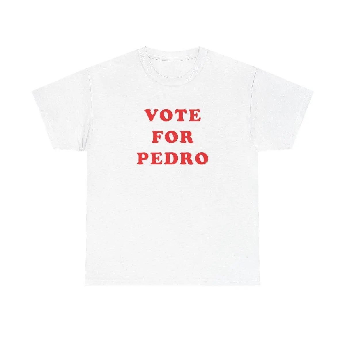 Vote for Pedro Unisex Heavy   Tee - Napoleon Dynamite Shirt - Funny - Comedy - Movie - Gift for Men and Women