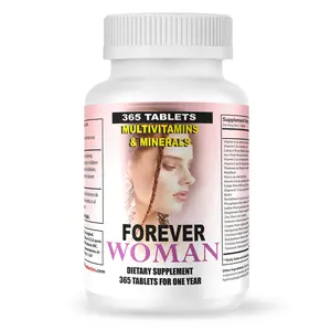 Multivitaminas Forever Woman 365 tabletas para todo un año. Especialmente para la Mujer, Combaten cansancio, aumentan la energia, elevan defensas del Cuerpo, balance hormonal.