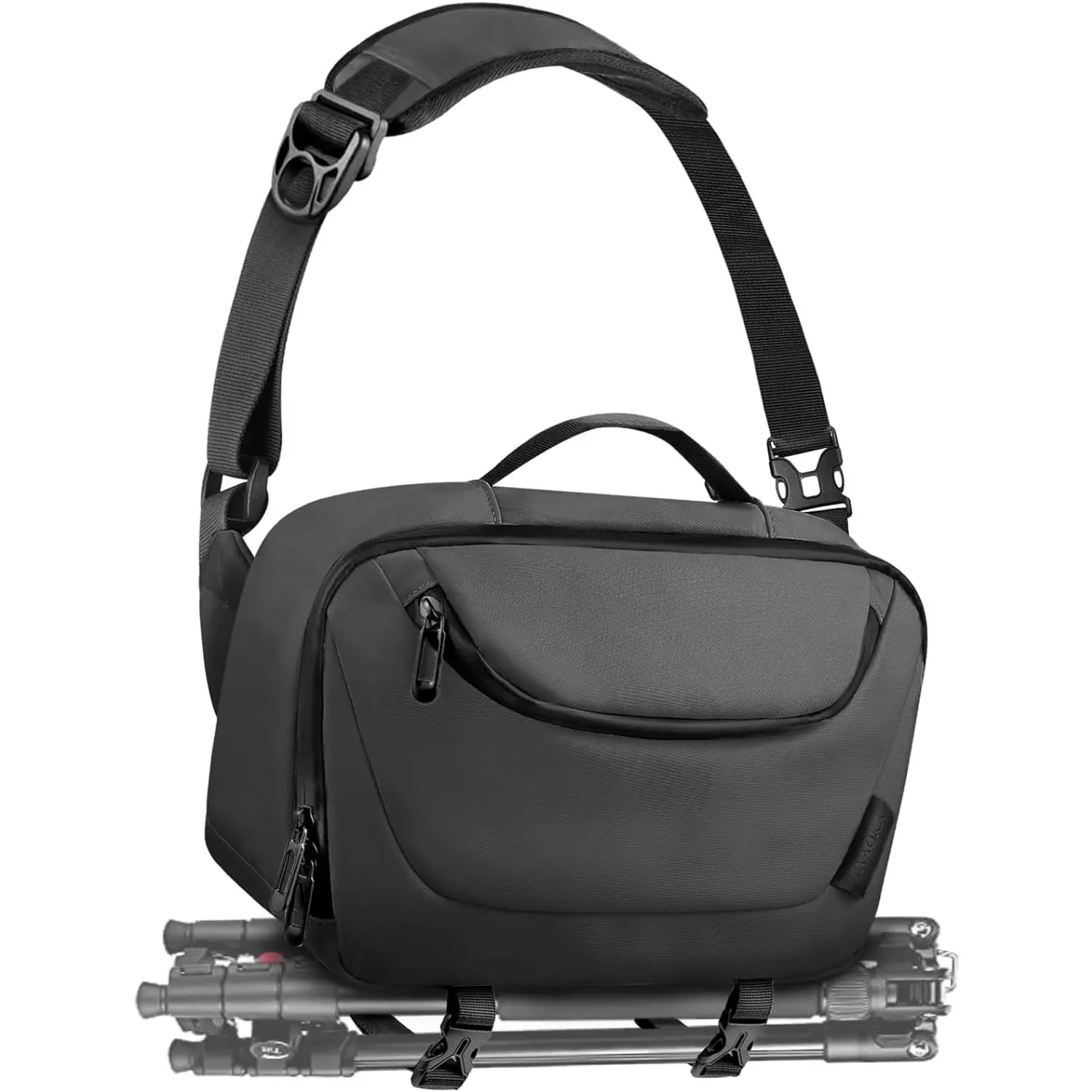 Camera Sling Bag,Waterproof Camera Case with Tripod Holder,DSLR/SLR/Mirrorless Camera Bags Crossbody for photographers-Black