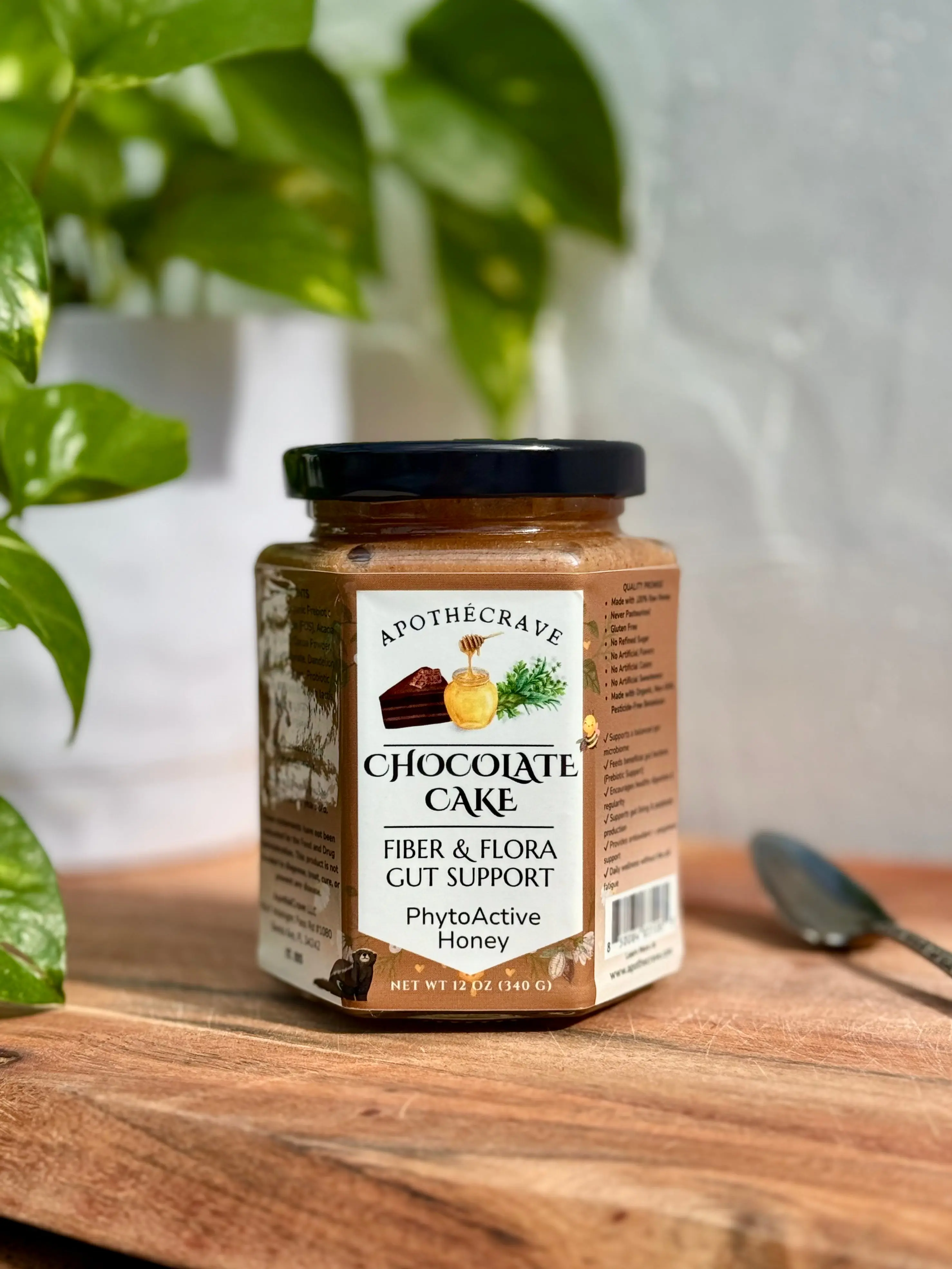 Chocolate Cake Fiber & Flora Probiotic Gut Support Dessert Inspired Honey