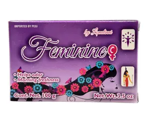 LABS Gentle Feminine Cleansing Soap for Feminine Hygiene - Moisturizes, Cleanses, Soothes - 3.5oz (100g) with Tea Tree Oil, Rosemary Scent