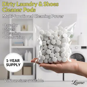 Laundry tablet descaling bubble cleaning clothes shoes decontamination mildew deodorization cleaning tea set cup kitchen effervescent tablet Camping Laundry Accessories