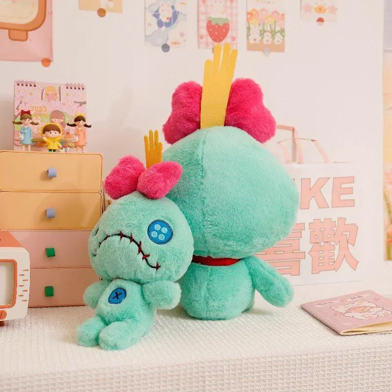 ZU 35/60cm 1pc Cartoon Green Doll Scrump Plush Toy Cool Cute Stuffed Soft Toys for Girl Boy