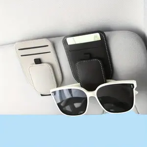 High-Quality Car Sunglass Holder, Multi-Functional Sun Visor Card Clip, In-Car Eyewear Storage Rack, Essential Automotive Accessory, Car Organizer, Car Accessories, Car Interior Organizers