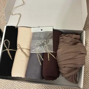 Women's Solid Color Khimars, Soft Comfortable Hijabs, Fashionable Modest Hijab for Daily Wear, Holiday Gift for Women