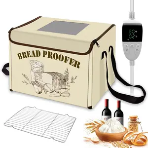 Bread Proofing Box with 3-Sided Heating - Digital Thermostat & Timer (50-113?F) for  Sourdough, Pizza Dough, Yogurt Fermentation, Baking and Rising