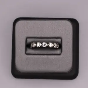 Sterling Silver Plain Ring - Heart Band