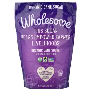 Wholesome Sweeteners Organic Cane Sugar, 2 lb (907 g)