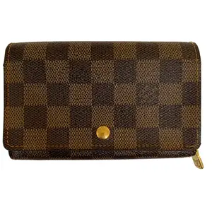 Pre-owned Louis Vuitton Wallet Small Leather Goods leather ca0050 authentic with COA