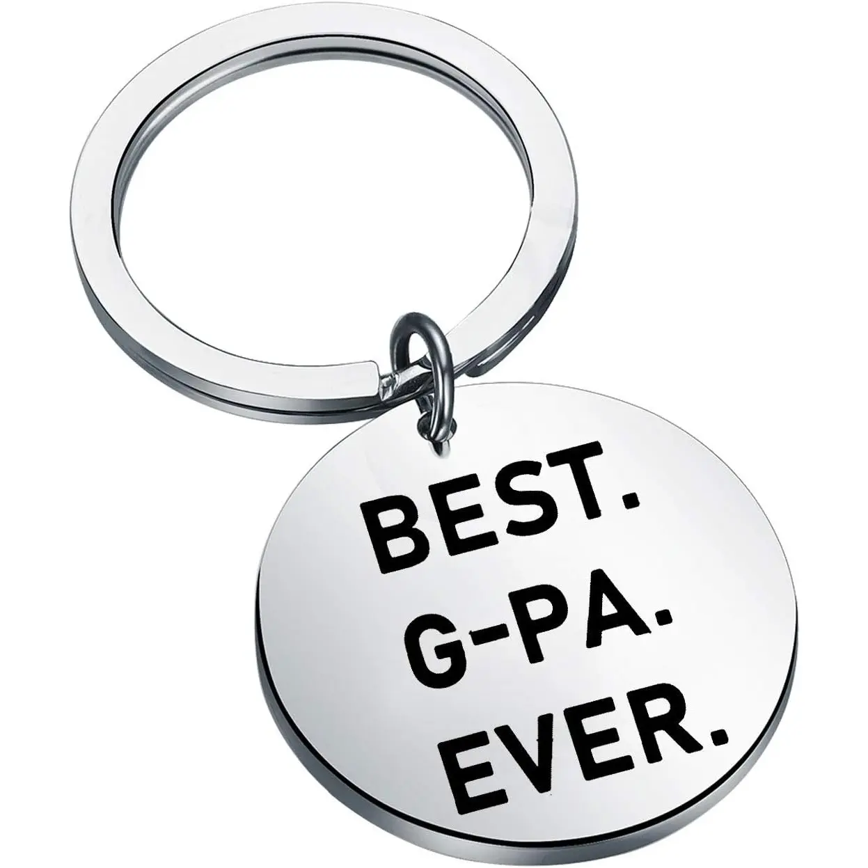 Best G-pa Ever Keychain for Grandpa Birthday Father's Day or Christmas Gifts for Grandfather G-pa Gift