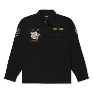 Nine Lives Military Jacket (Black)
