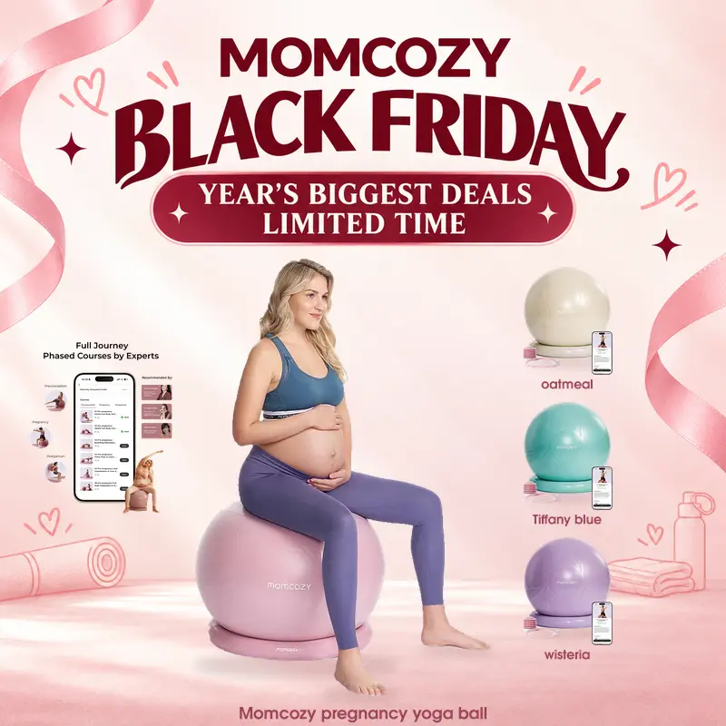 Momcozy Pregnancy yoga ball Maternity exercise ball BirthEase Maternity Ball Set – Support Through Pregnancy & Beyond. Designed specifically for the modern mom-to-be, the Set offers thoughtful support throughout pregnancy, labor .