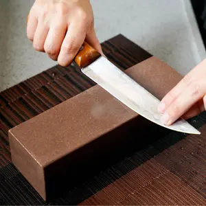 Natural Sandstone Whetstone Medium Size 1500 Grit Kitchen Outdoor Woodworking Knife Sharpening Tool Abrasive Stone