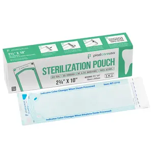 2.75 x 9 Self-Sterilization Autoclave Pouches for Cleaning Tools