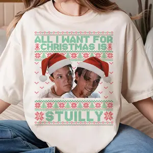 Stu Billy Christmas Shirt, All I Want For Christmas is Stuilly Merch for Fan, Ghostface Horror Movie