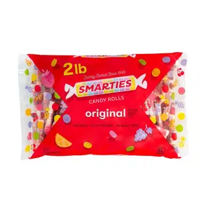 Smarties Candy Rolls Original Flavor Bulk Gluten Free & Vegan Delight | Classic Sweetness from Family Owned Since 1949 | Peanut Free Dairy Free & Allergen Free | Perfect Valentines Treat - 2 Pound Bag