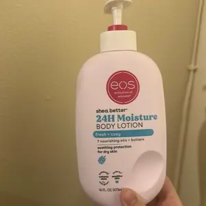 eos Shea Better Body Lotion- Fresh & Cozy, 24-Hour Moisture Skin Care, With Natural Shea, Vegan, lotion squeeze bottles 16 fl oz body lotion new bodybutter