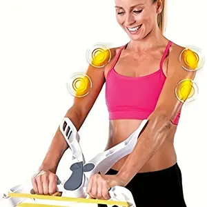 Upper arm Trainer, arm Training Device Strength Training for The Upper Body Resistance with 3 System Bands, Strength Fitness Equipment for Fitness Enthusiasts