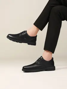 Men's Lightweight Walking Shoes, Comfortable Thick Sole, Casual Fashion Business Daily Wear, Work Leather Shoes, All Seasons, Trendy Walking Shoes