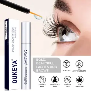 [Oukeya] Eyelash Growth Serum - Fast Results, Longer & Fuller Lashes in Weeks, 5ml | Cruelty-Free & Nourishing Formula for Lash Boost