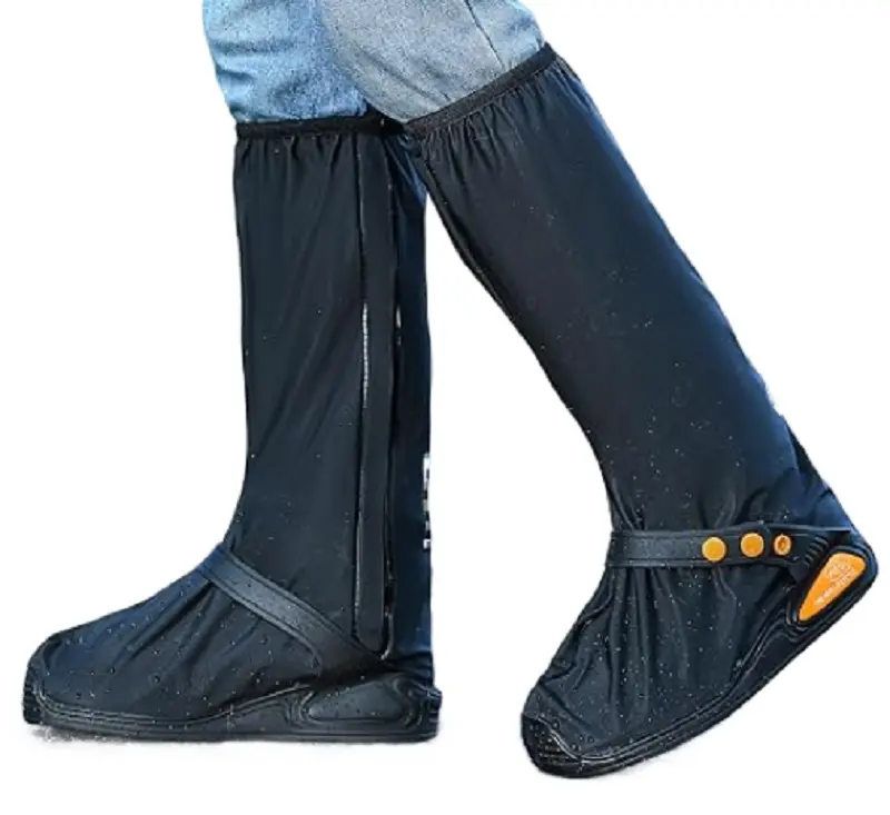 Reflective Reusable Waterproof Rain Shoe Covers, Non‑Slip Protective Shoe Guards for Men Women, Ideal for Rainy Days, Fishery Site, Construction Site, Night Walking & Outdoor Work