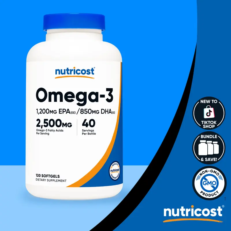 Nutricost Omega-3 Softgels