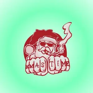 "Santa "The Thug" Claus" Inky Inky Glow in the Dark Christmas Temporary Tattoo