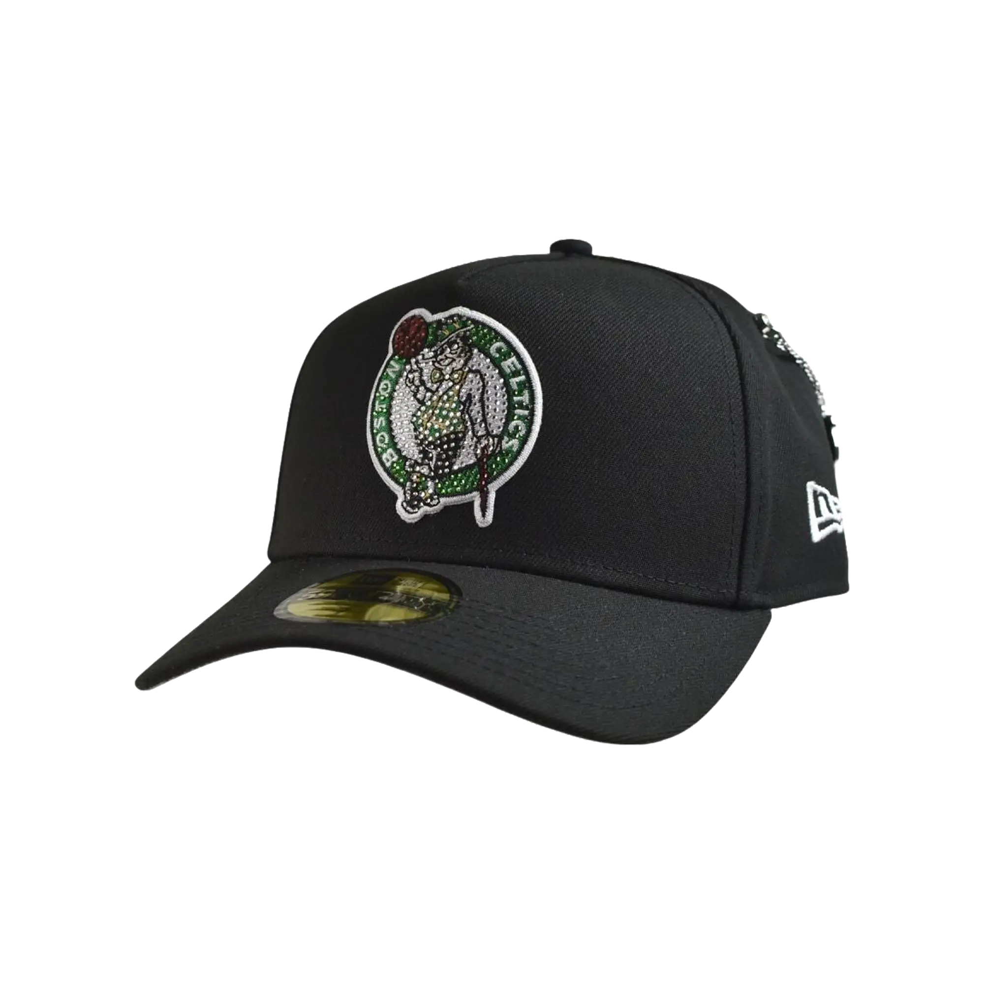 59FORTY NBA26 Draft Boston Celtics Rhinestones Fitted Hat "Black" 60861598