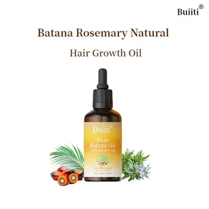 Buiiti Batana Oil with Rosemary for HairGrowth - Nourish Scalp & Detox forStrong &Healthy Hair, Organic BatanaOil with Rosemary -Reduce Hair Loss &Detox Your Scalp (30 mL) Haircare Rosemary Oil