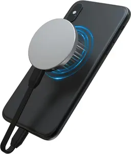 Aiffro P10 Plus Magnetic to USB Portable Solid State Drive,for Lightning Cable, MagSafe Compatible, Up to 2000MB/S, for iPhone X/11/12/13/14 and iOS 13 Later, Magsafe SSD Portable Solution