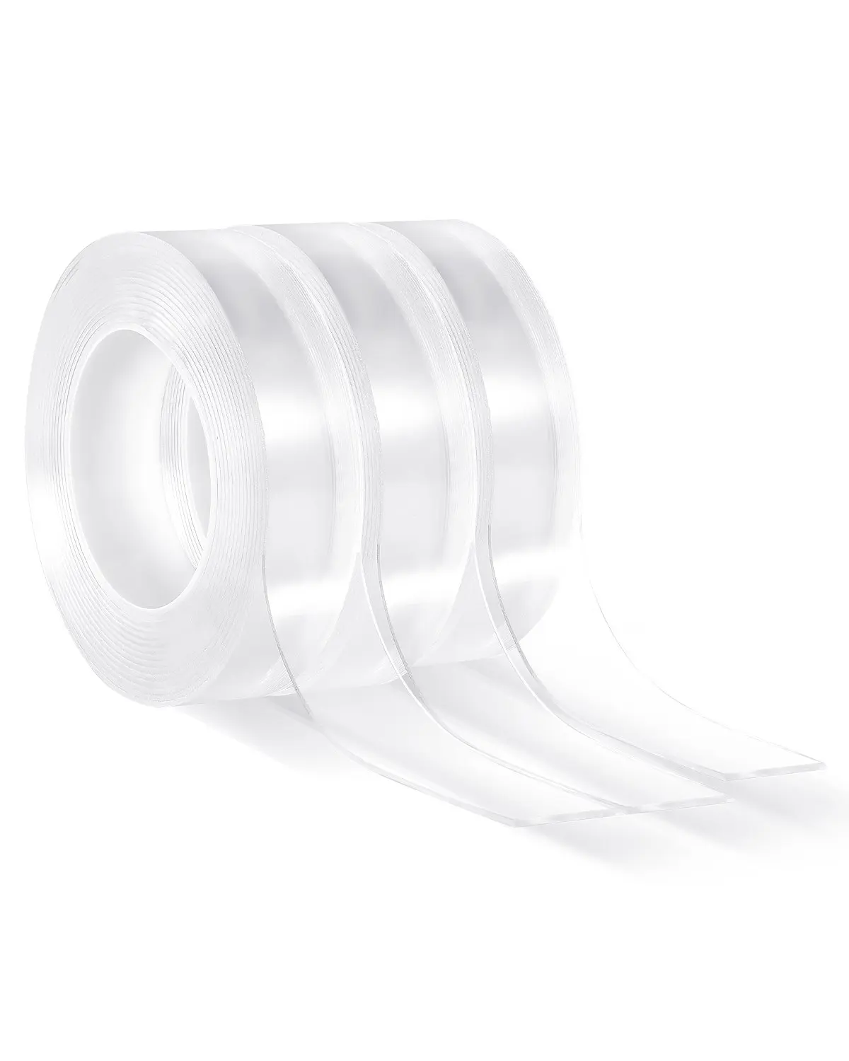 【DealsForYouDays】VEVOR Double Sided Tape Heavy Duty 16 ft Nano Mounting Tape(3 Pack)Strong Adhesive & ReusableClear Two Sided Wall TapeRemovable Poster Picture Hanging Strips for Home Office Car Outdoor Use