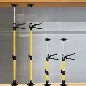 2pcs Telescopic Support Rods, ABS Metal, 88.18 lbs, Adjustable Manual Steel Joint, Non-slip Woodworking Tool for Cabinets, Panels, Stairs, Porches, and Deck Doors.