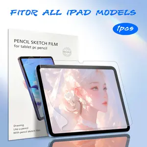Matte Paper Writing Screen Protector Film for iPad 11th/10th/9th/8th/7th/6th/5th/air/pro/air/2022pro/2021pro/2020pro/2018pro/minis Air Series Tablet Protector