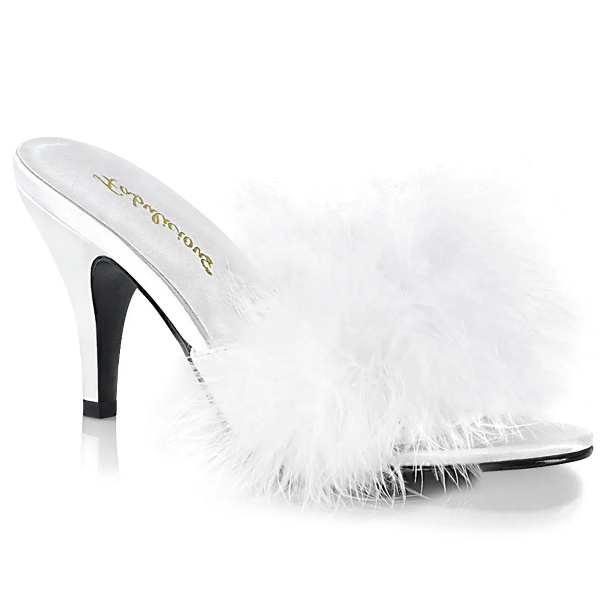 3" Heel AMOUR-03 White