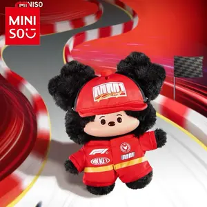 MINISO Disney Mickey F1 Speed Life Series Vinyl & Plush Bag Charm,Handbag Charm Shoulder Bag Accessory,Ideal for Disney Fans,Great Gift #Summervibes