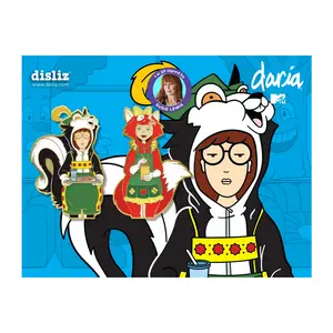 Disliz Officially Licensed Daria & Jane Animal Party Limited Edition 2-Pin Collectible Set | 1 in 20 Signed by Susie Lewis