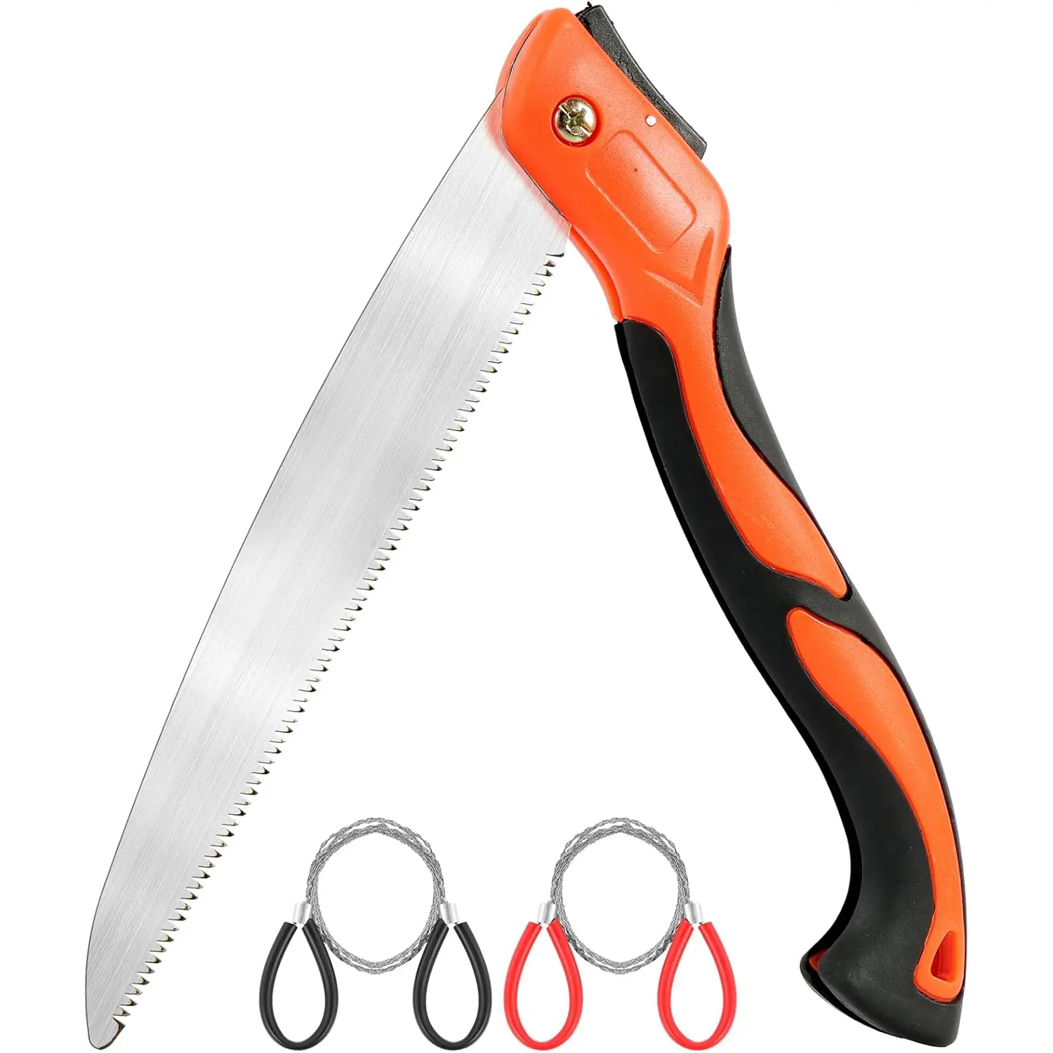 3 count  Folding  and Stainless Steel  Saws Set, 11.8 Inch Long  Hand Saws for  Camping, Dry  Pruning  With Hard , Quality SK-5 Steel