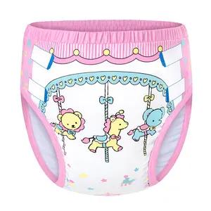 Littleforbig Soft Silky Underwear Comfortable Washable Reusable Adult Training Pants - Little Circus