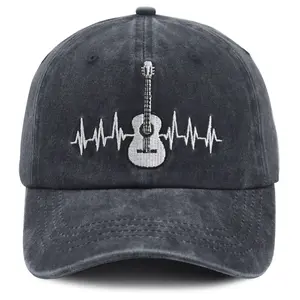 Guitar Gifts for Men Women, Guitar Accessories Baseball Cap, Cool Guitar Hat for Music Lovers, Retirement Christmas Birthday Gifts for Dad Mom Papa
