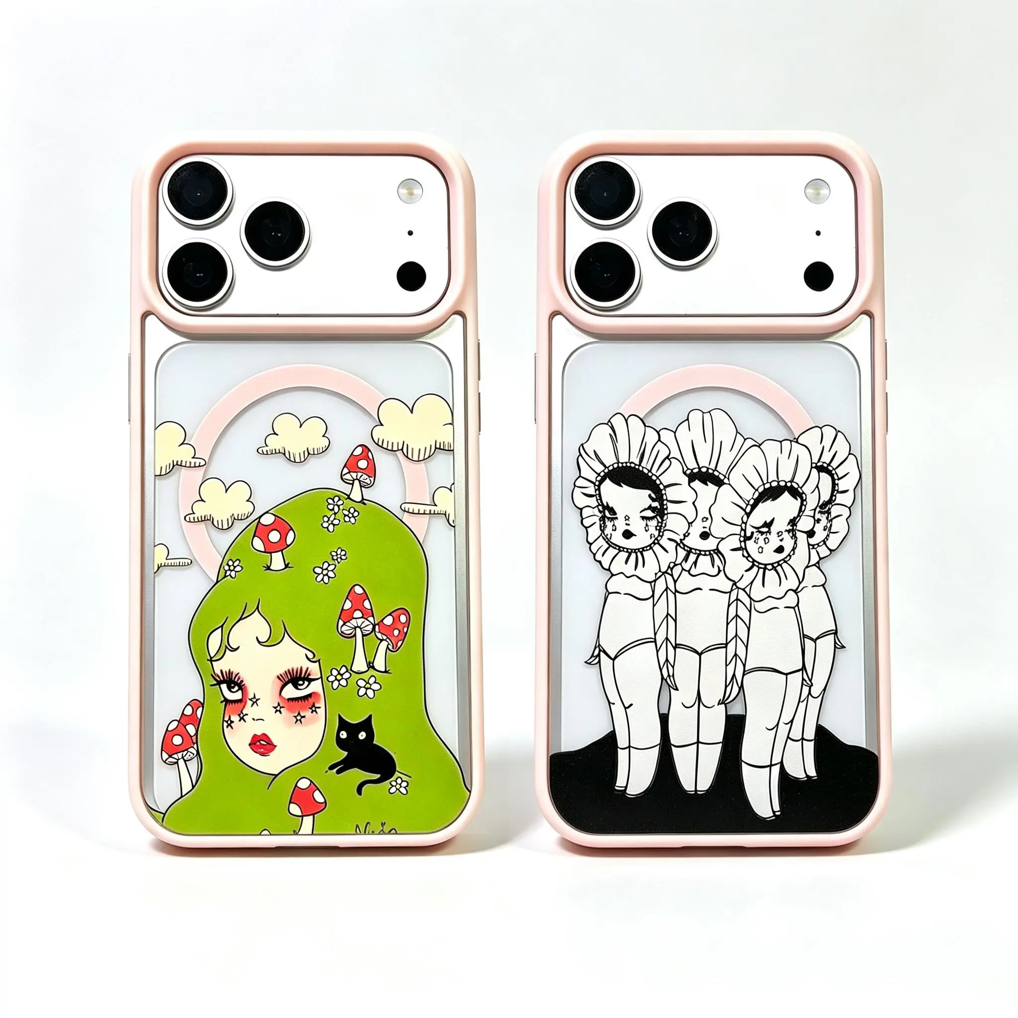 [Magsafe]Valfre Custom Matte White Durable Polycarbonate SiliconeSmartphone Case - Shockproof Accessory for iPhone 17 ProMax,16 Pro,15,14 Plus,13,12,11 & Samsung S26-S23 Plus Ultra